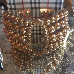 Fashion gold beaded bracelet